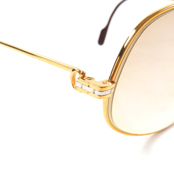 Excellent Cartier sunglasses Mailon PANTHERE Gradient lenses Gold bordeaux mens