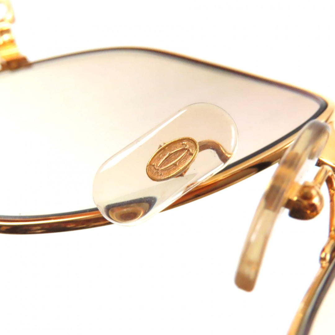 Excellent Cartier sunglasses Mailon PANTHERE Gradient lenses Gold bordeaux mens