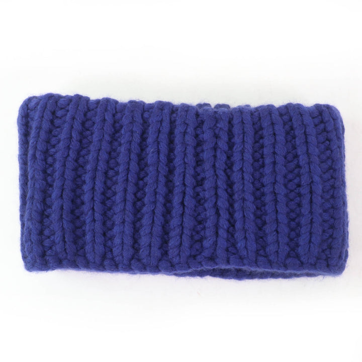 Excellent CHANEL Snood knitted neck warmer and arm warmer 2-piece set wool S P72987K10476