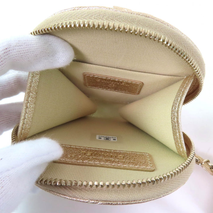 Pristine CHANEL Coin case Matelasse Coin case AirPods Pro case 2024 Years Gift