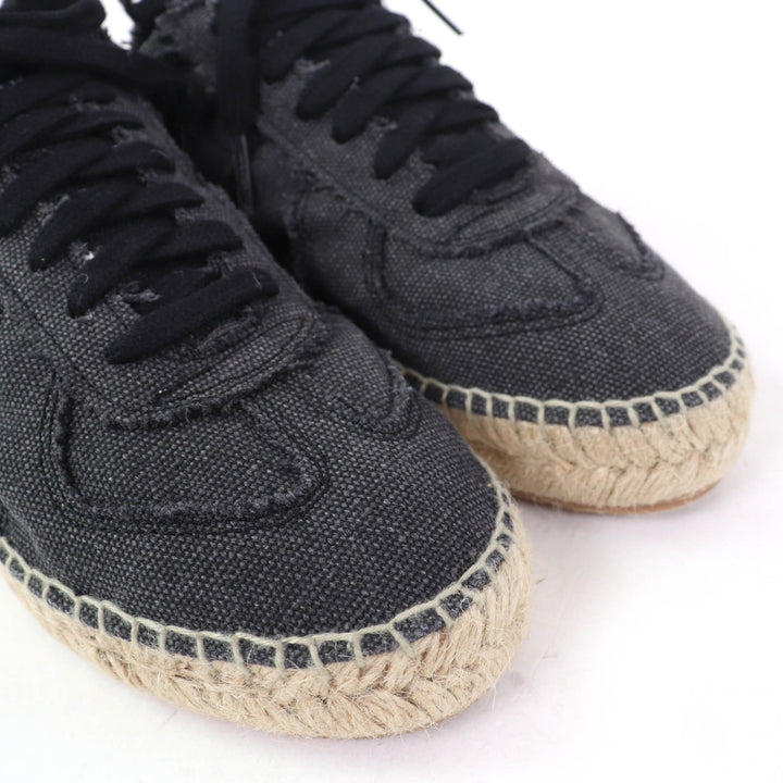 Pristine Maison Margiela 22 Leather shoes lace-up espadrilles black Women 38