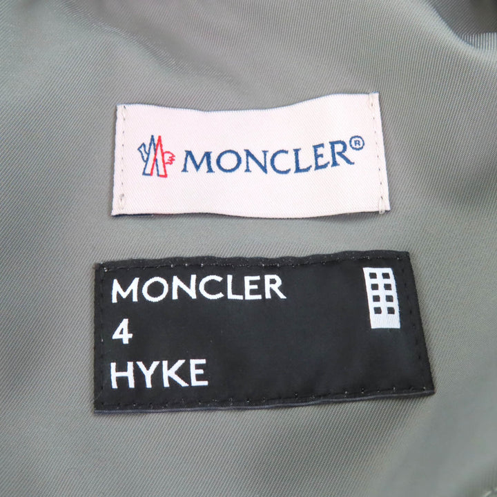 Pristine MONCLER GENIUS 4×HYKE one piece ABITO, long length, Pleated Gray 38
