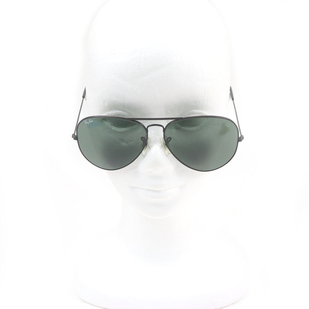 Great Ray-Ban sunglasses B&L Bausch & Lomb Two-Bridge Eyewear Pilot Black green mens
