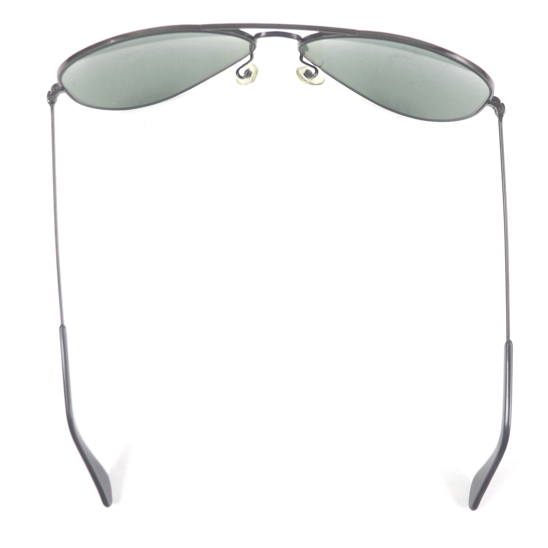 Great Ray-Ban sunglasses B&L Bausch & Lomb Two-Bridge Eyewear Pilot Black green mens