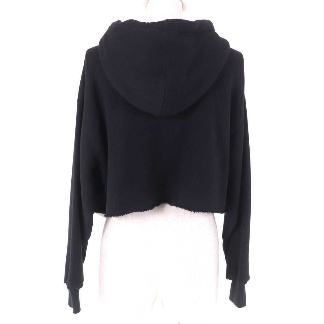 Excellent GUCCI hoodie Hollywood Babylon cropped hoodie black Women XXS 688197