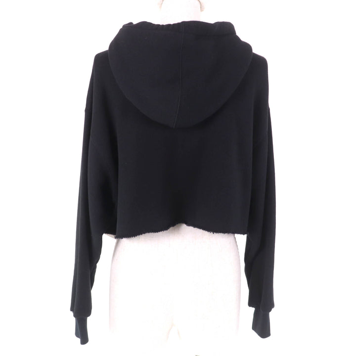Excellent GUCCI hoodie Hollywood Babylon cropped hoodie black Women XXS 688197