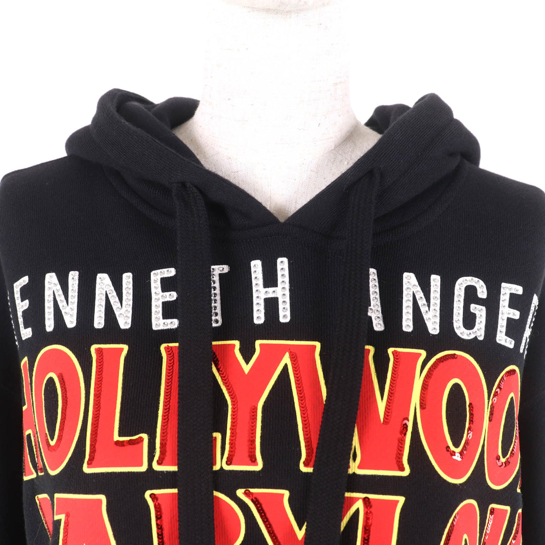 Excellent GUCCI hoodie Hollywood Babylon cropped hoodie black Women XXS 688197