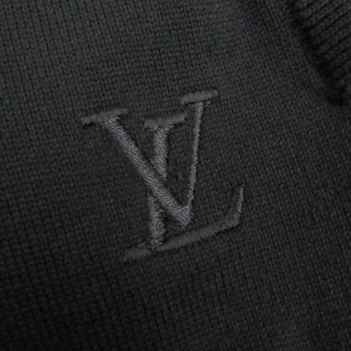 Excellent LOUIS VUITTON Bomber jacket black cotton mens XL