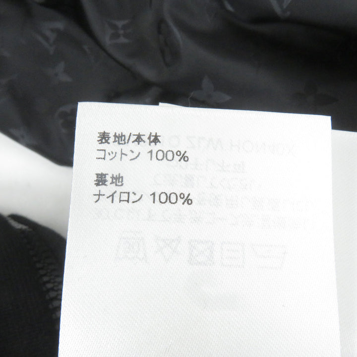 Excellent LOUIS VUITTON Bomber jacket black cotton mens XL