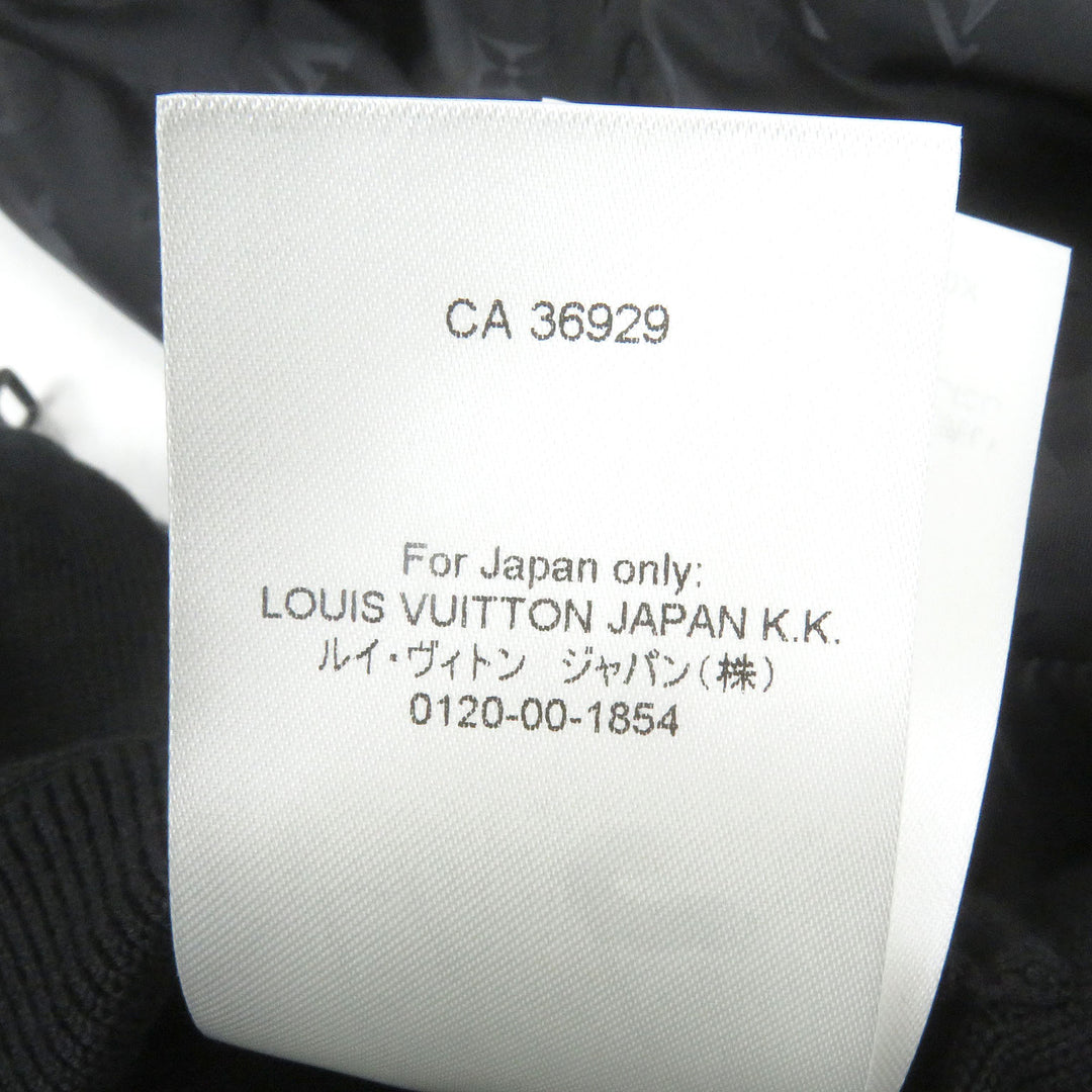 Excellent LOUIS VUITTON Bomber jacket black cotton mens XL