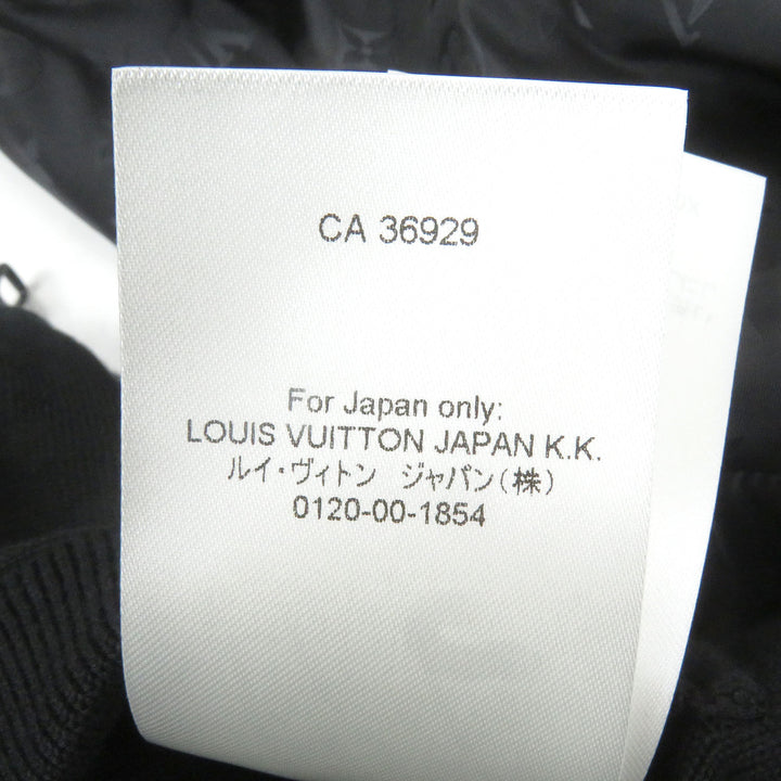 Excellent LOUIS VUITTON Bomber jacket black cotton mens XL
