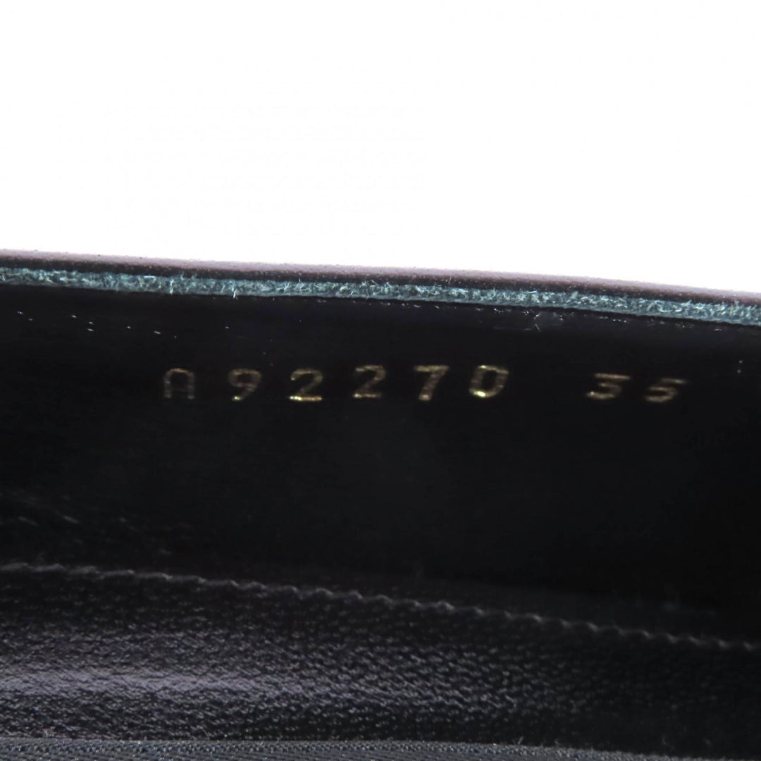 Pristine Sergio Rossi pumps SR PRINCE Jeweled square toe leather black leather 35 A92270