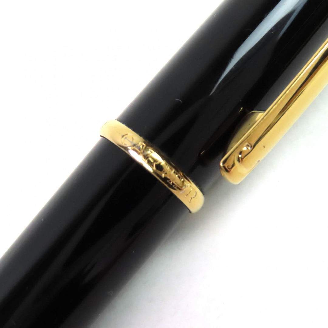 Great Cartier Ballpoint pen Diaboro de Cartier Blue Gemstone Twisted Black gold mens