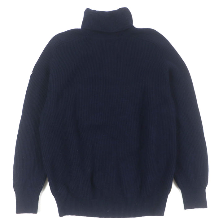Great MONCLER pullover CICLISTA Camouflage Pattern Turtleneck Knit Navy khaki M