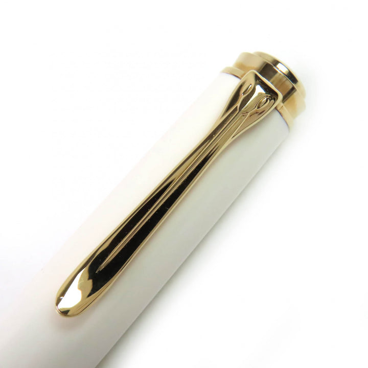 Excellent PERIKAN fountain pen Sovereign White tortoise 14K mens