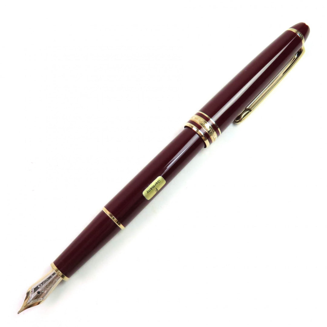 Excellent MONTBLANC fountain pen Meisterstck Classic white star 14K