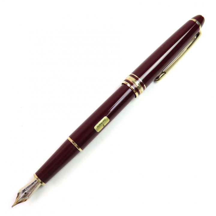 Excellent MONTBLANC fountain pen Meisterstck Classic white star 14K
