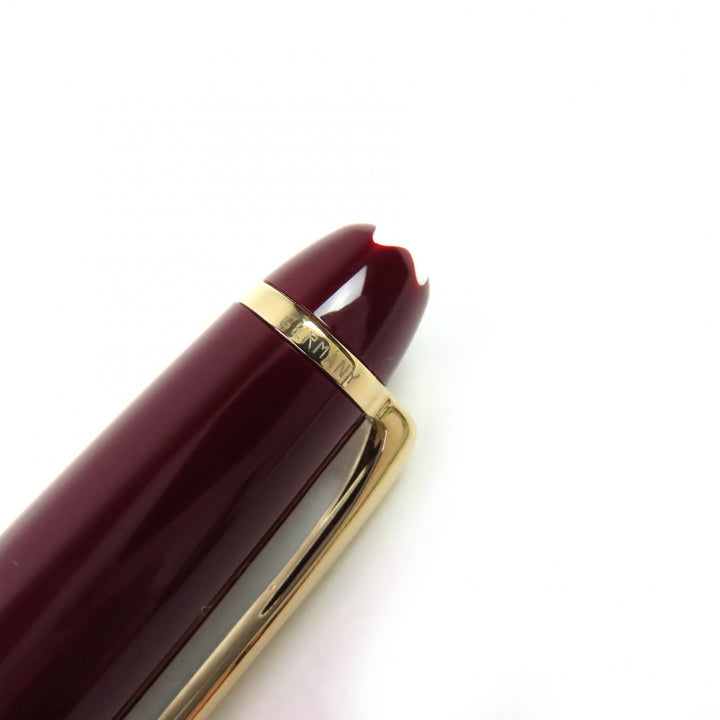 Excellent MONTBLANC fountain pen Meisterstck Classic white star 14K