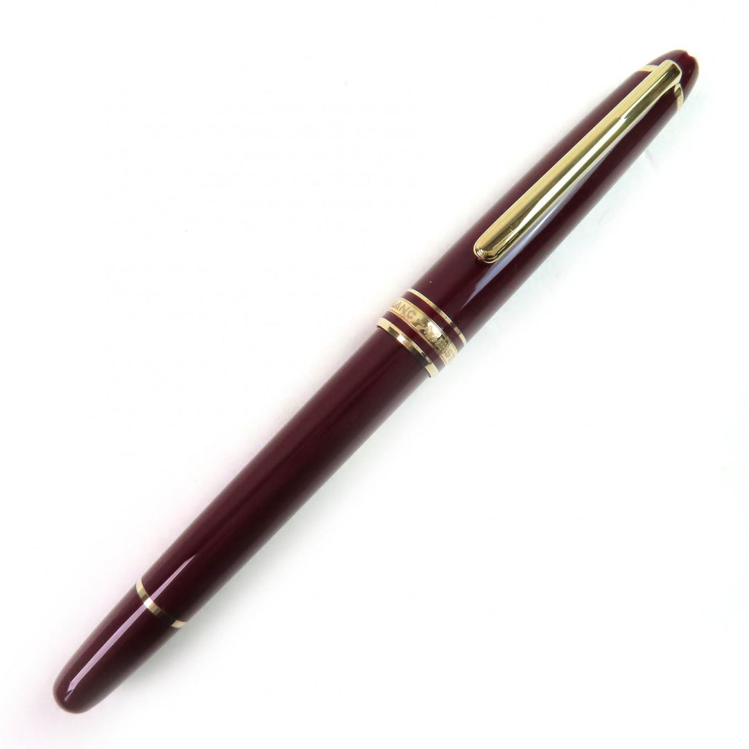 Excellent MONTBLANC fountain pen Meisterstck Classic white star 14K