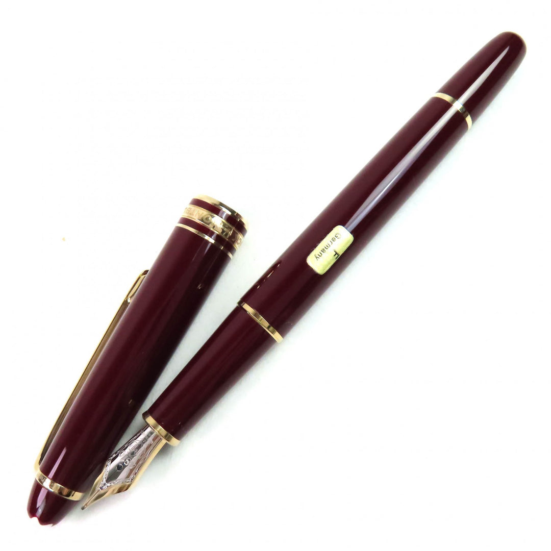 Excellent MONTBLANC fountain pen Meisterstck Classic white star 14K