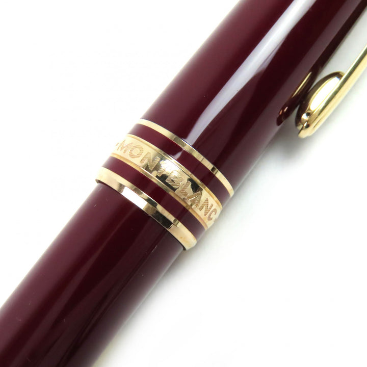 Excellent MONTBLANC fountain pen Meisterstck Classic white star 14K
