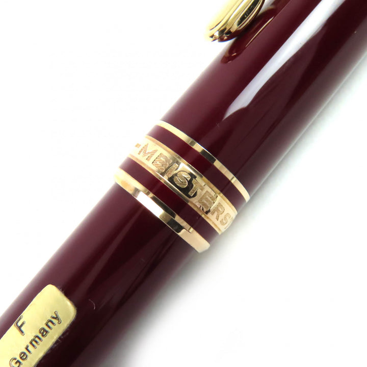 Excellent MONTBLANC fountain pen Meisterstck Classic white star 14K