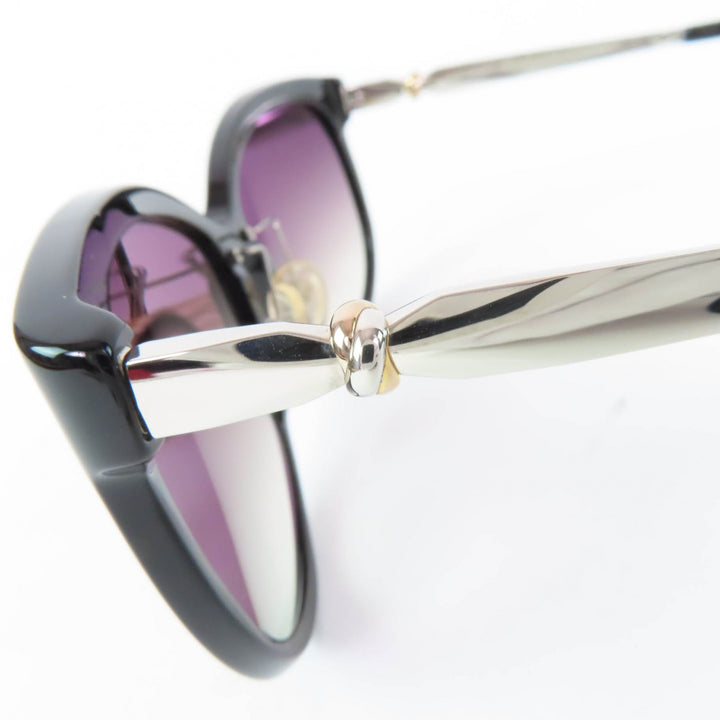 Excellent Cartier sunglasses Trinity Eyewear Black silver gold Women 6268522