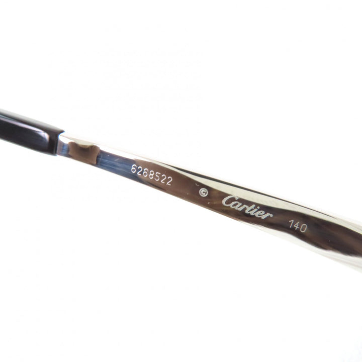 Excellent Cartier sunglasses Trinity Eyewear Black silver gold Women 6268522