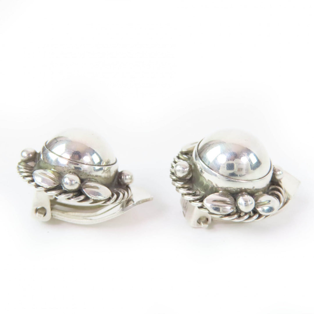 Great Georg Jensen Earring Silver SV925 Women 39B