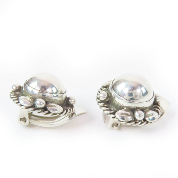 Great Georg Jensen Earring Silver SV925 Women 39B
