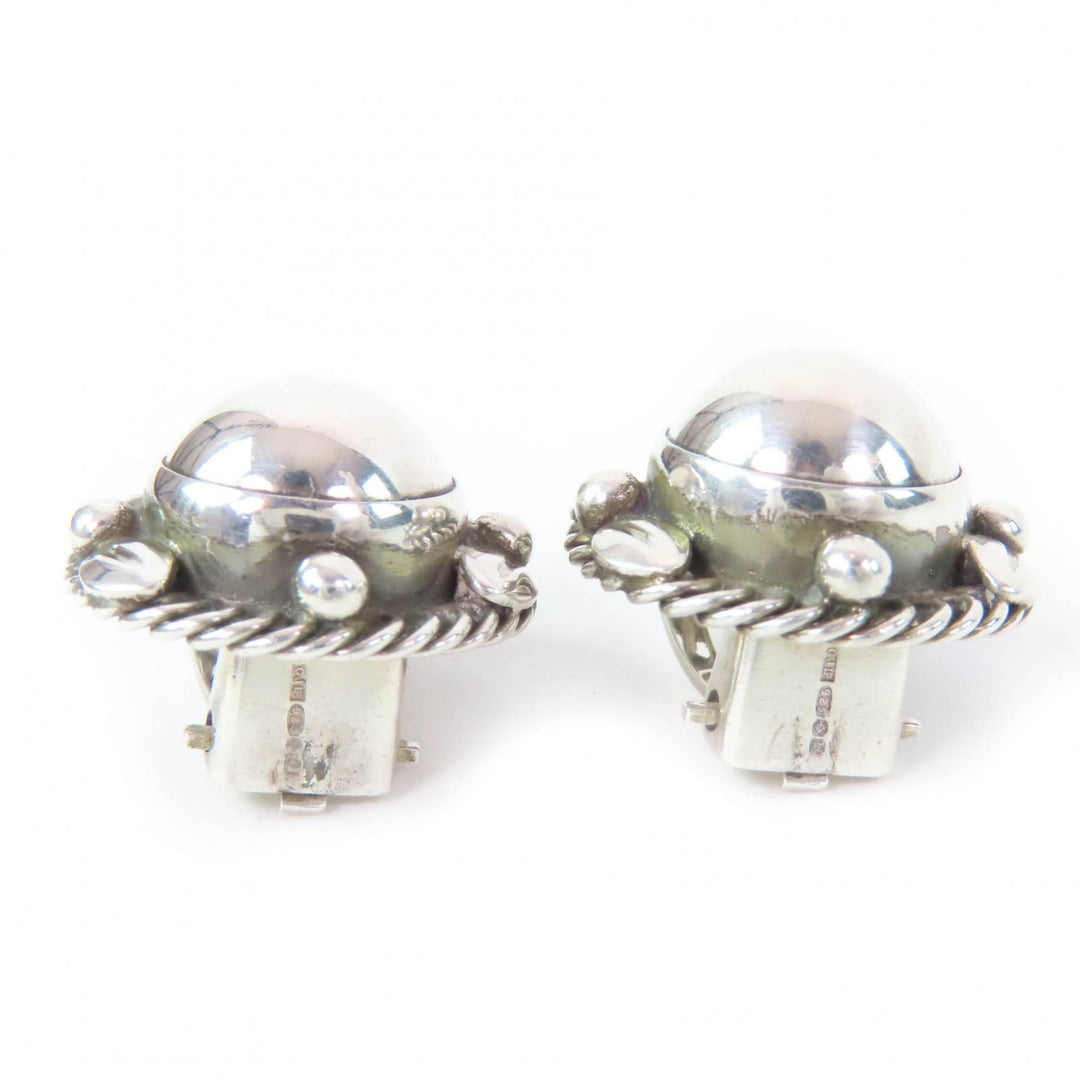 Great Georg Jensen Earring Silver SV925 Women 39B