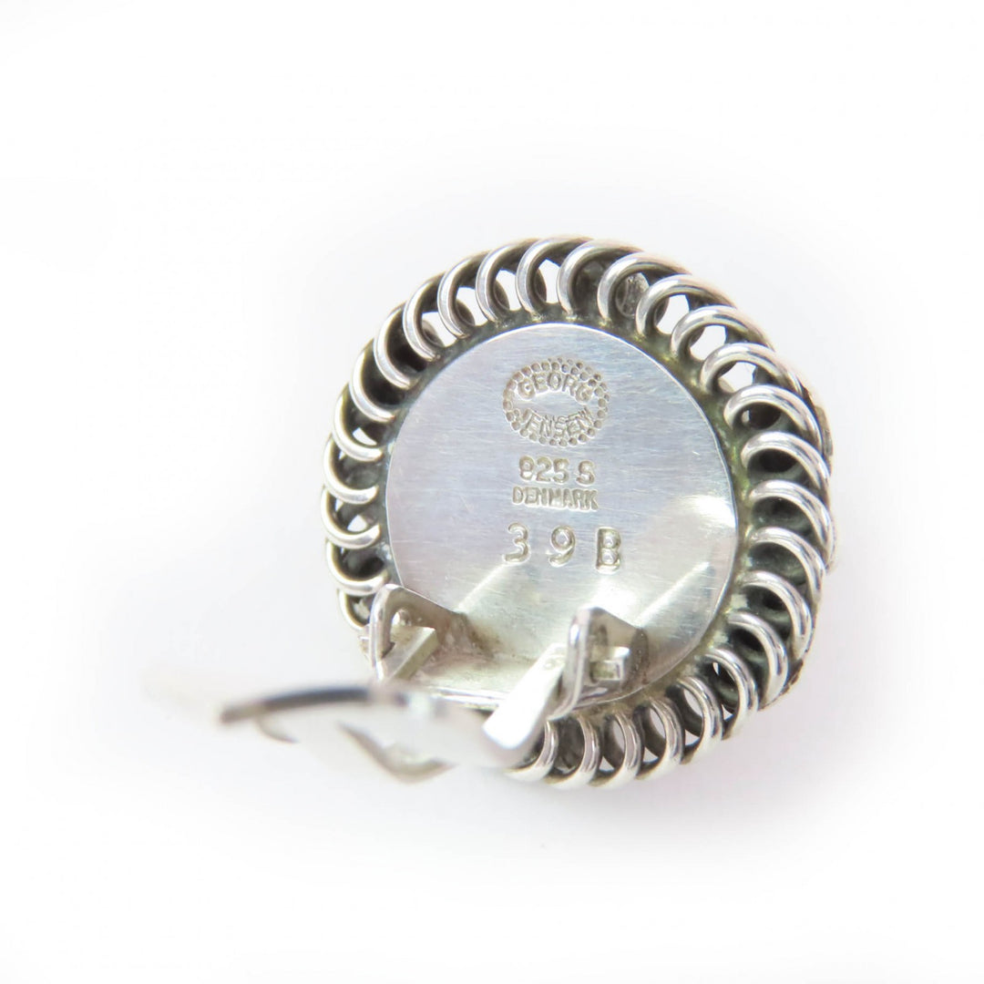 Great Georg Jensen Earring Silver SV925 Women 39B