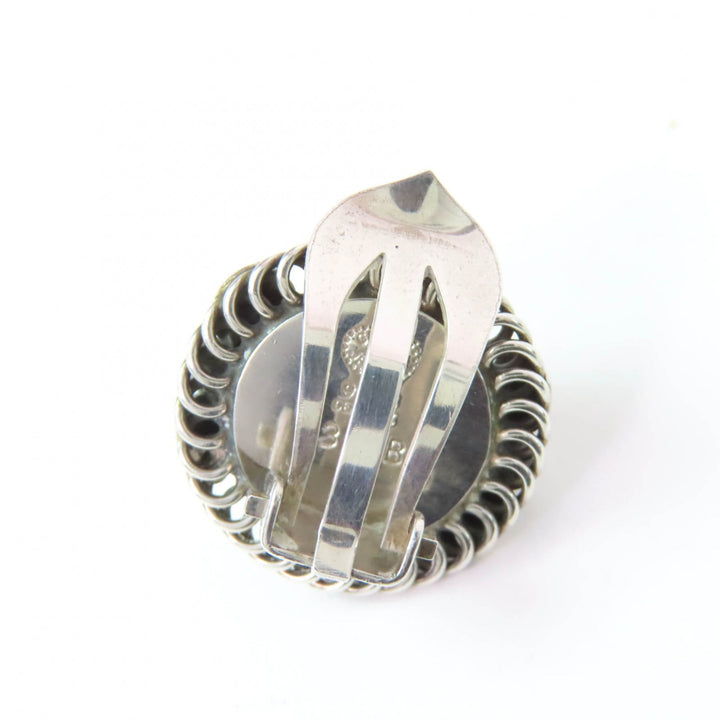 Great Georg Jensen Earring Silver SV925 Women 39B