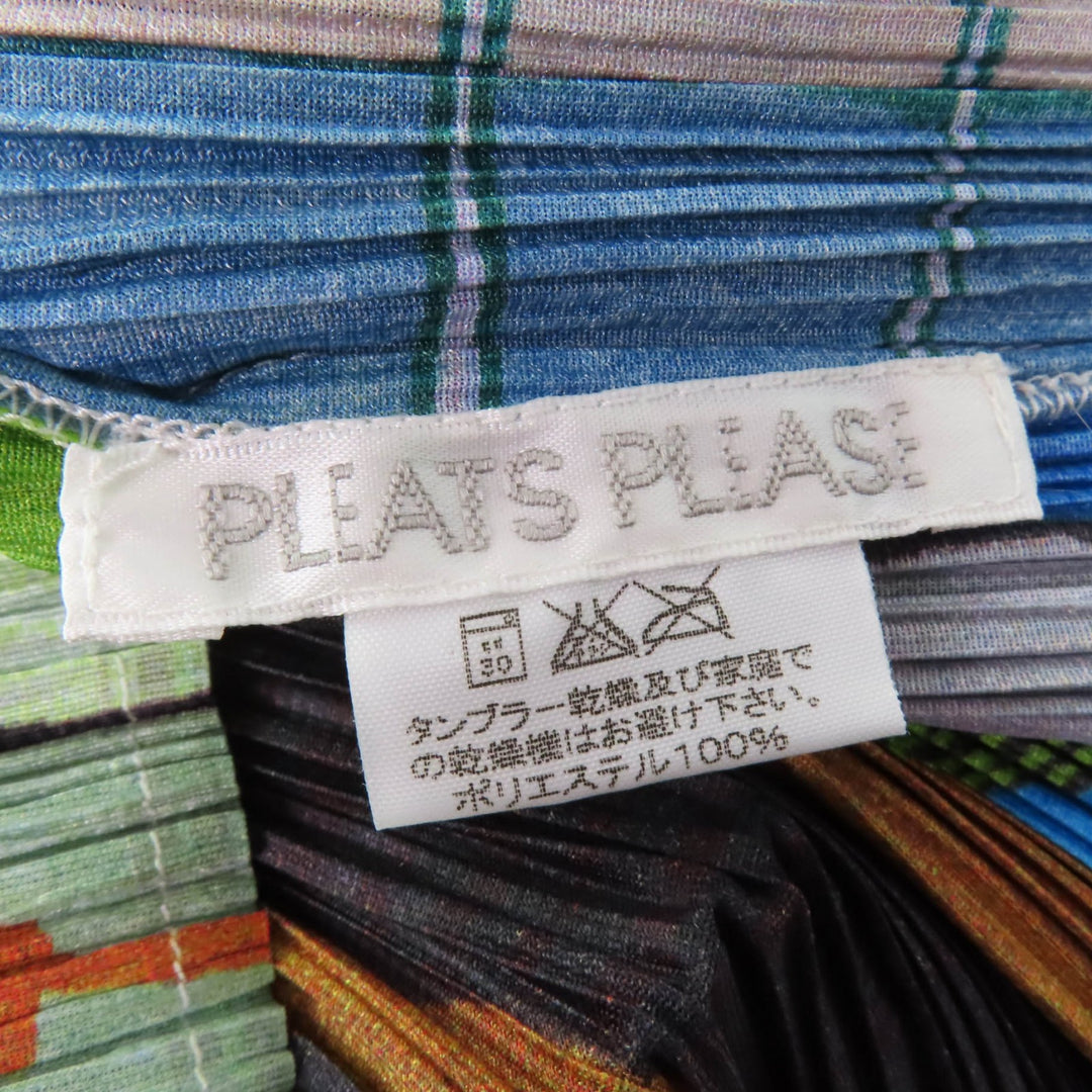 Excellent PLEATS PLEASE T-shirt short sleeves multicolor polyester Women 3