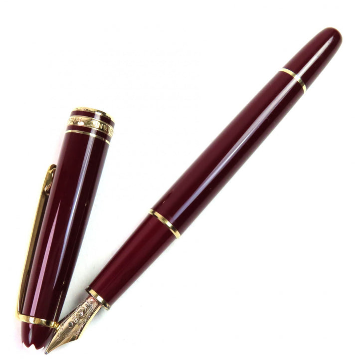 Very Good MONTBLANC fountain pen Meisterstck Classic white star 14K