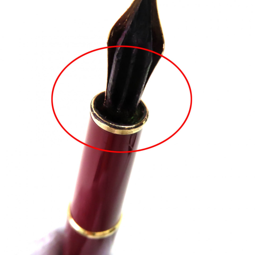 Very Good MONTBLANC fountain pen Meisterstck Classic white star 14K