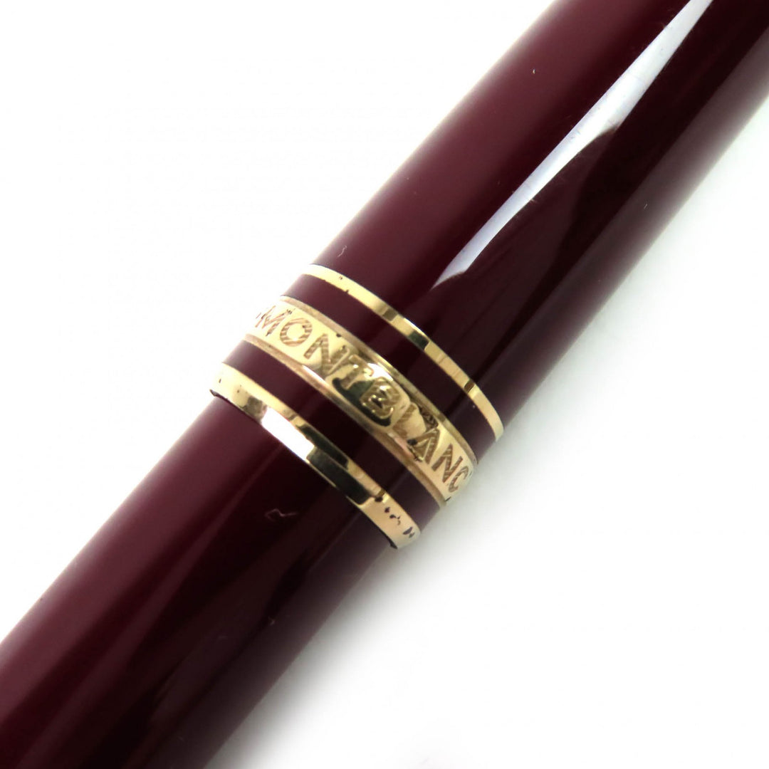 Very Good MONTBLANC fountain pen Meisterstck Classic white star 14K