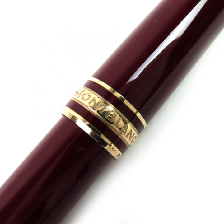 Very Good MONTBLANC fountain pen Meisterstck Classic white star 14K