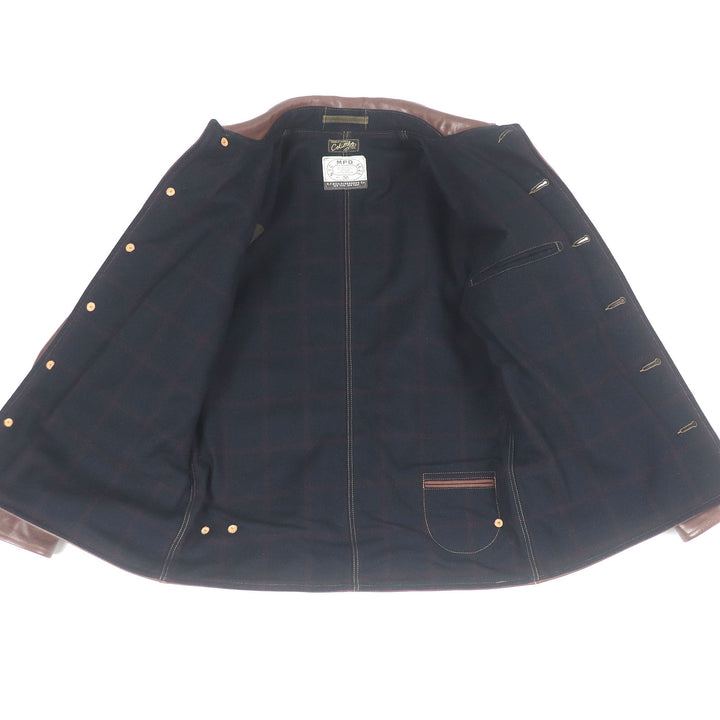 Great COLIMBO coat Stockman's Work Brown Horsehide mens 38