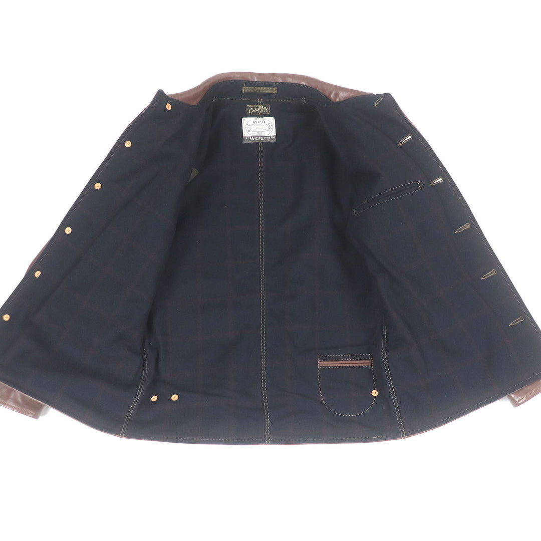 Great COLIMBO coat Stockman's Work Brown Horsehide mens 38