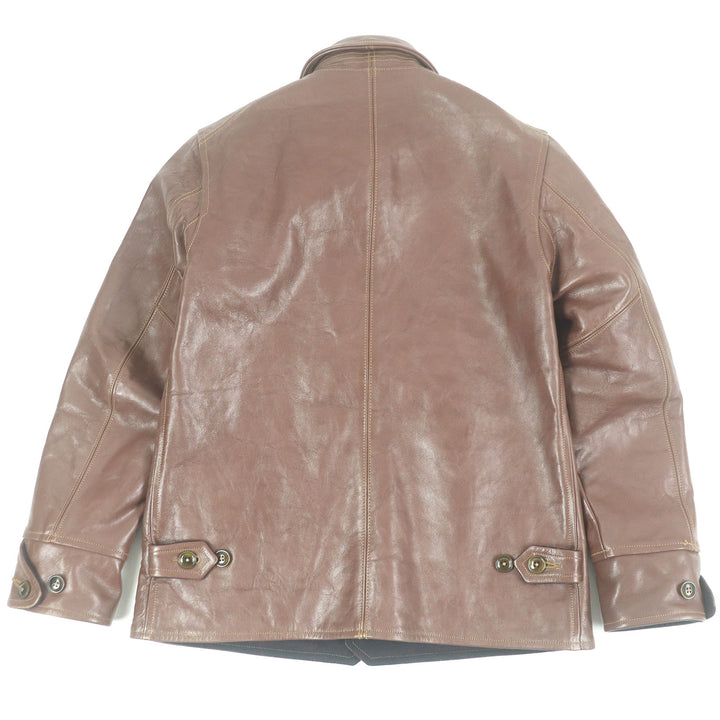 Great COLIMBO coat Stockman's Work Brown Horsehide mens 38