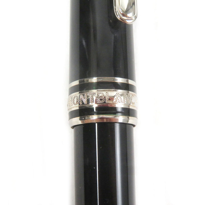 Great MONTBLANC Ballpoint pen Meisterstck Classic Twist type Black Silver mens