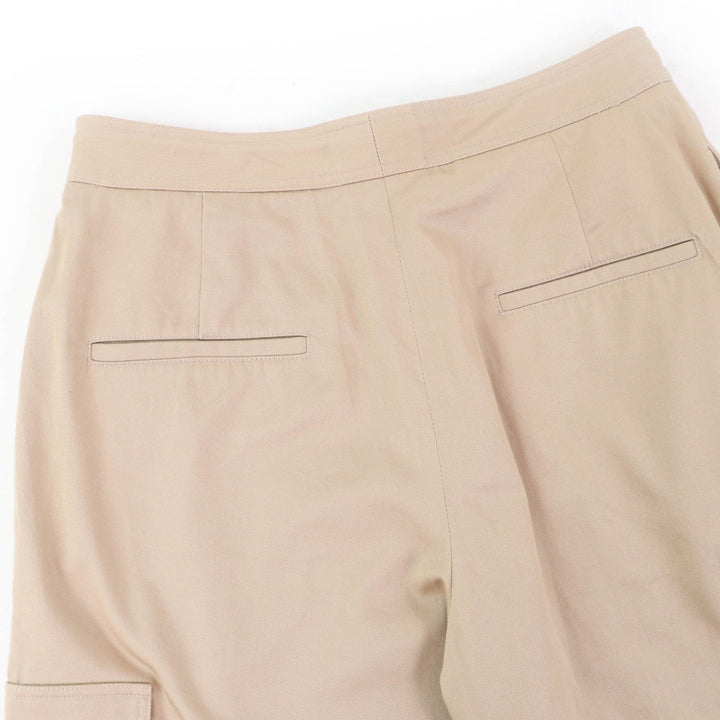 Excellent CELINE cargo pants Triomphe gold buttons, high waist Women38 2P06A539W