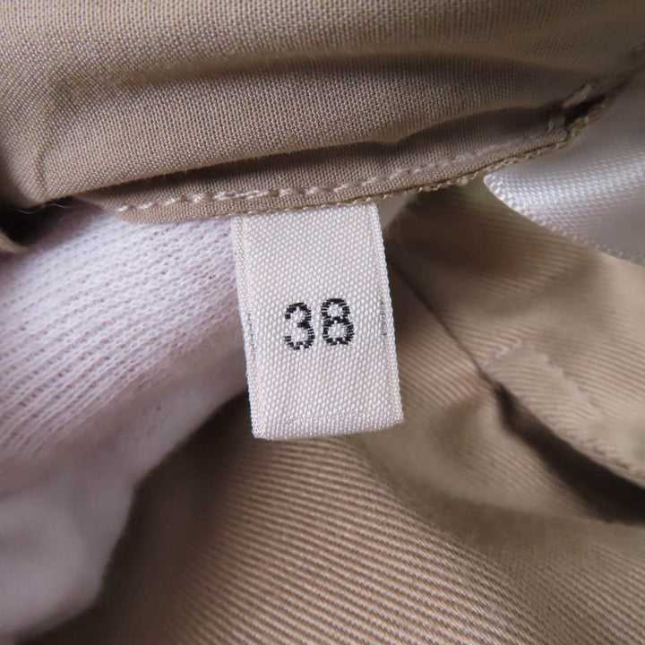 Excellent CELINE cargo pants Triomphe gold buttons, high waist Women38 2P06A539W
