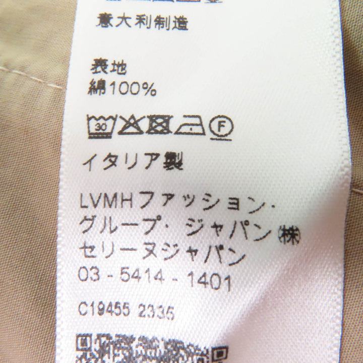 Excellent CELINE cargo pants Triomphe gold buttons, high waist Women 38 2P06A539W