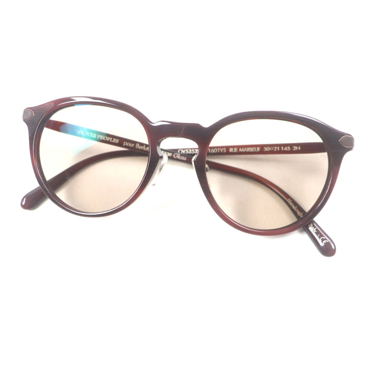 Great OLIVER PEOPLES pour Berluti sunglasses RUE MARBEUF Boston bag OV5353SQ