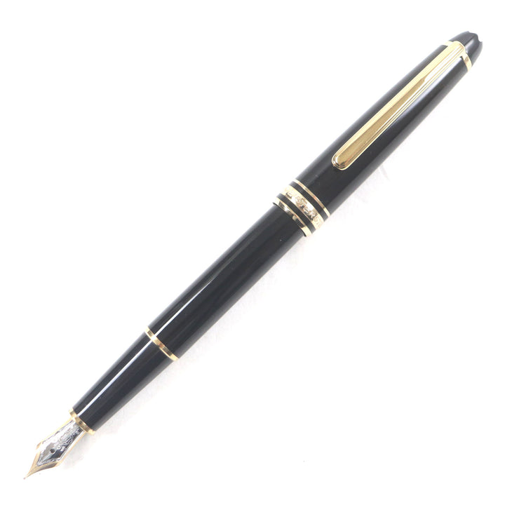 Great MONTBLANC fountain pen Meisterstück Classic white star black 14K mens