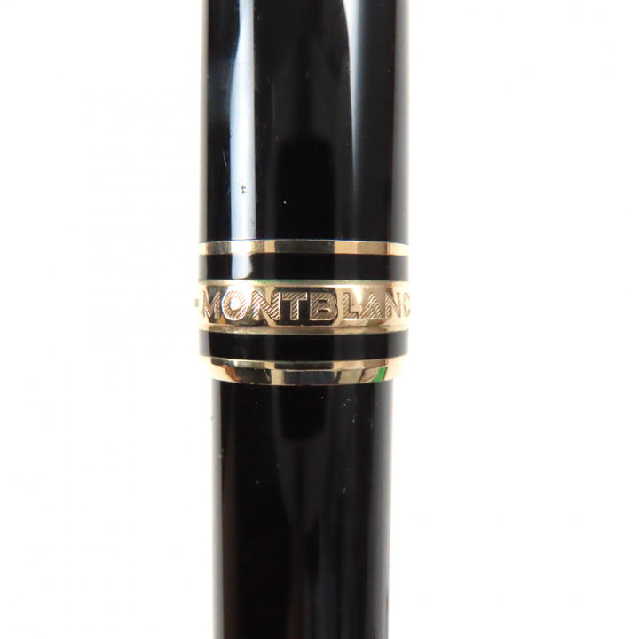 Great MONTBLANC fountain pen Meisterstück Classic white star black 14K mens