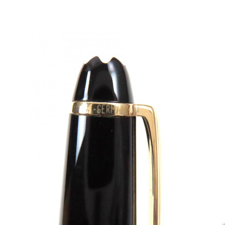 Great MONTBLANC fountain pen Meisterstück Classic white star black 14K mens