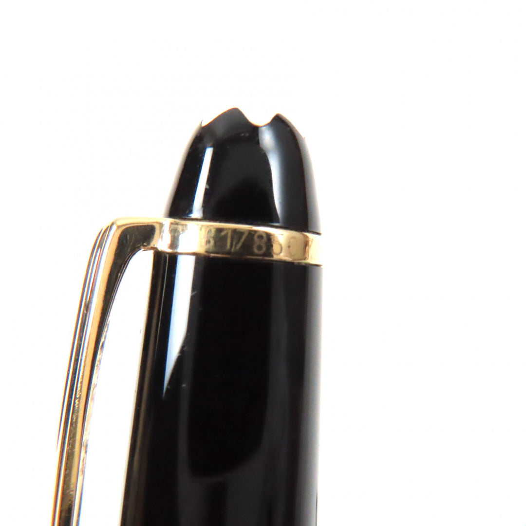 Great MONTBLANC fountain pen Meisterstück Classic white star black 14K mens
